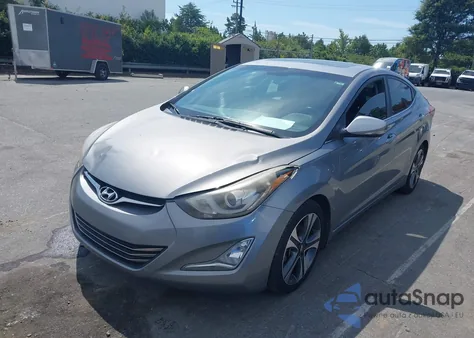 2015 Hyundai Elantra Sport from USA, damaged, VIN KMHDH4AH8FU371877